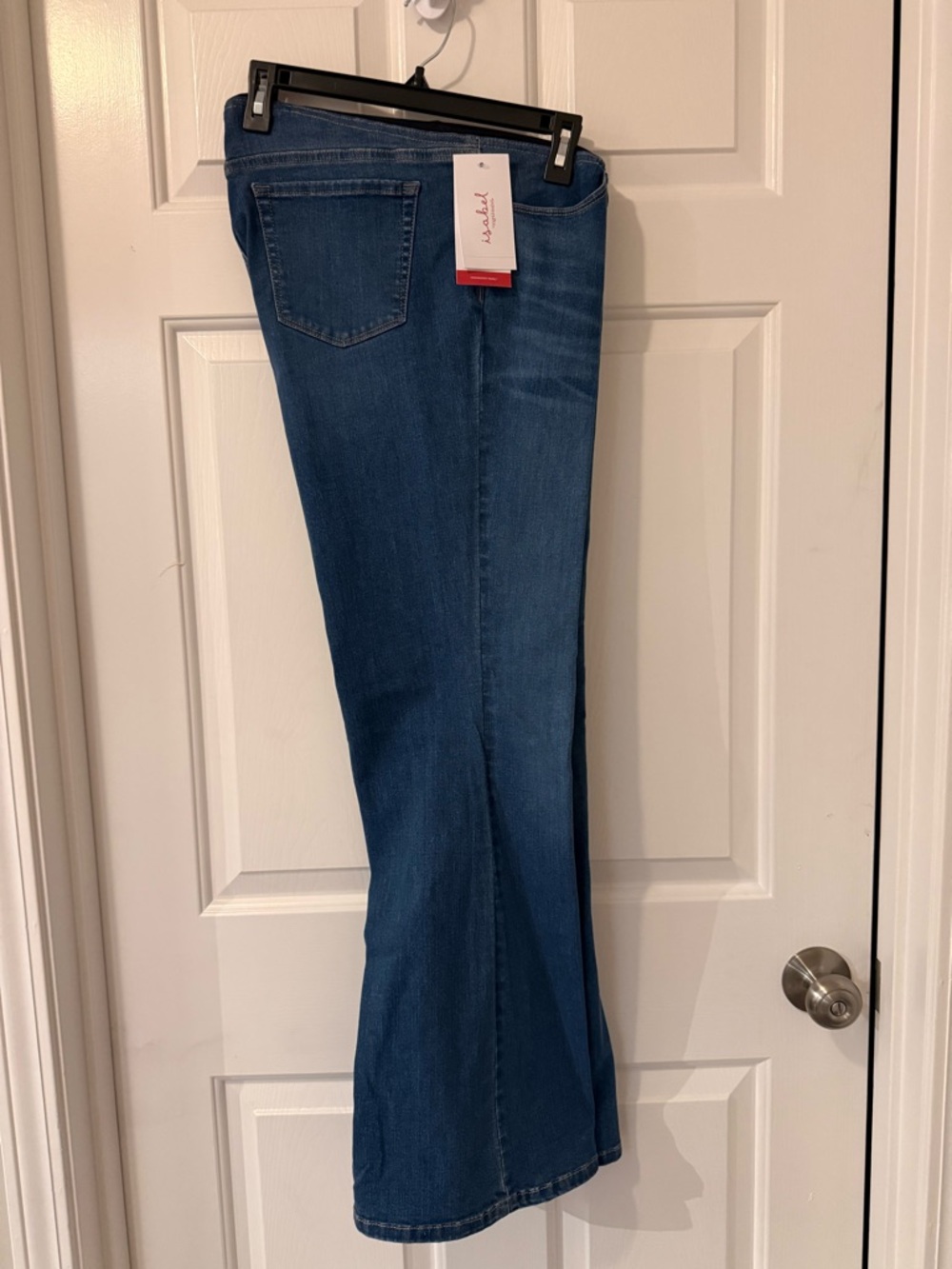 Isabel Maternity by Ingrid & Isabel Flare Crossover Panel Maternity Jean Size 12 - Picture 2 of 6